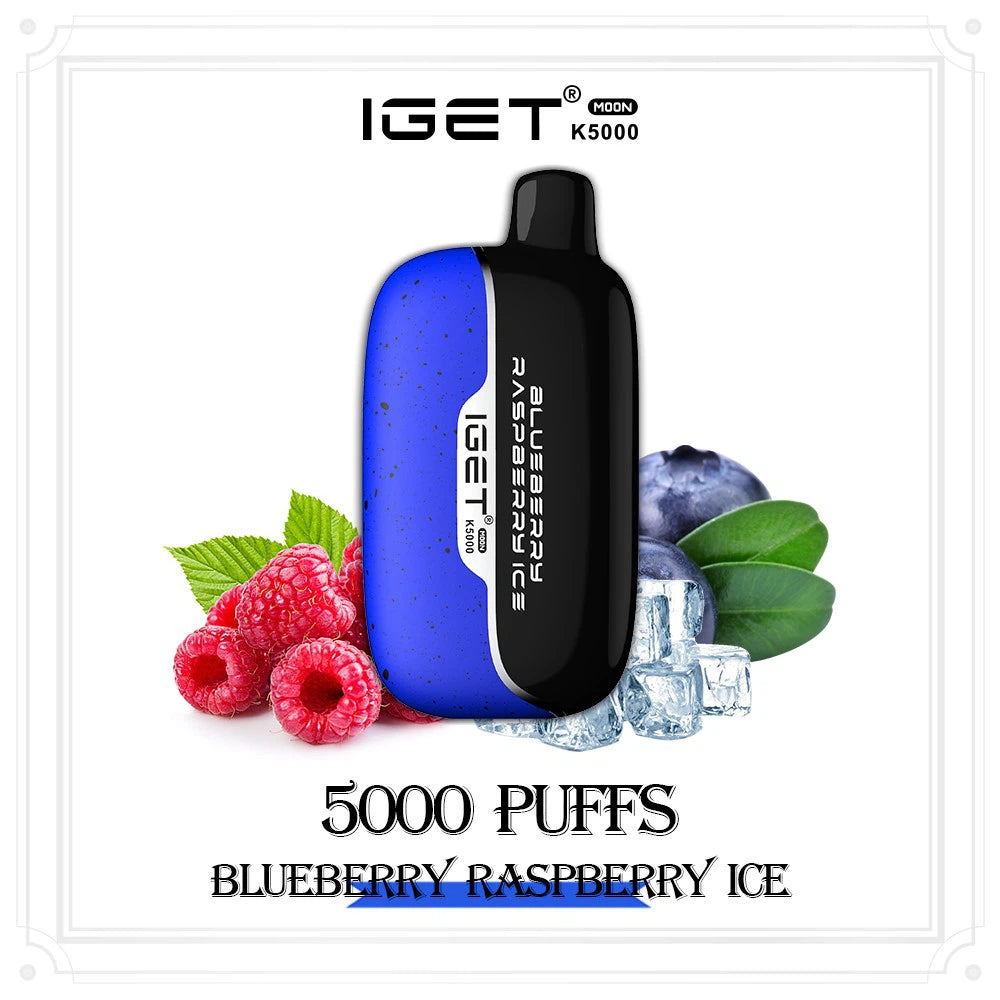 IGET Moon 5000 Puff Blueberry Ras Ice