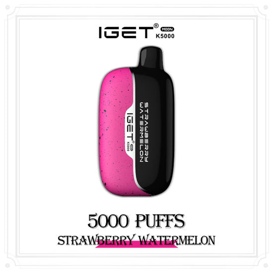 IGET Moon 5000 Puff Strawberry Watermelon Ice