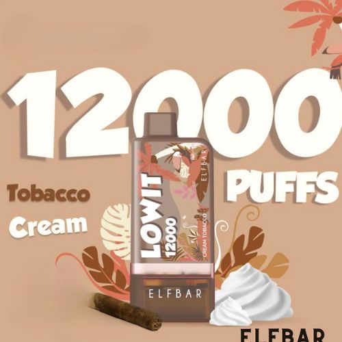 Elf BarLowit Pods 12000 Puff Cream Tobacco