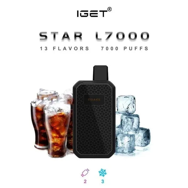 Copy of Iget Star L7000 – Cola ice (7000 Puffs )