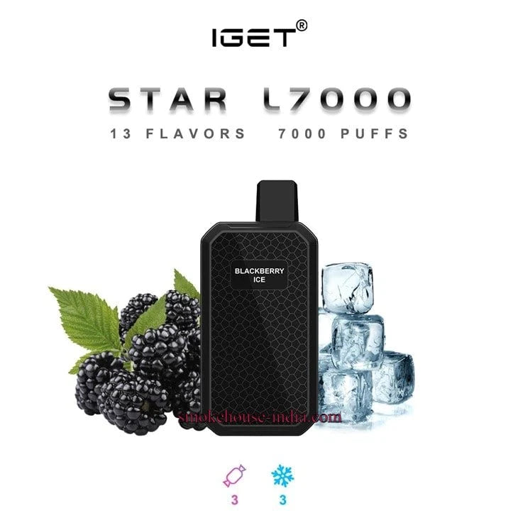 Iget Star L7000 – Blueberry (7000 Puffs )