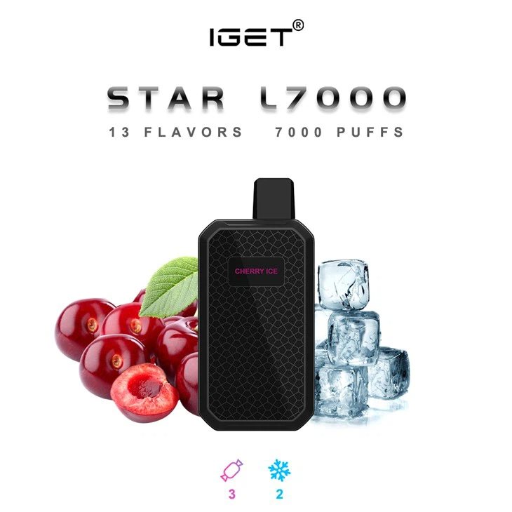 Iget Star L7000 – Cherry Ice (7000 Puffs )