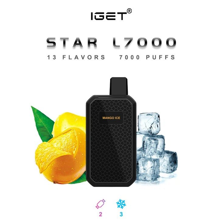 Iget Star L7000 – Mango Ice (7000 Puffs )