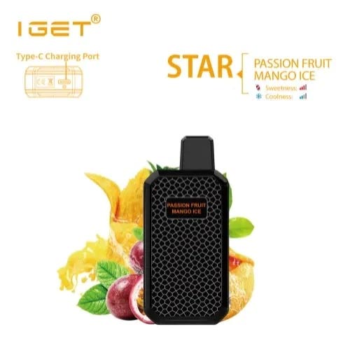 Iget Star L7000 – Passion Fruit Mango Ice (7000 Puffs )