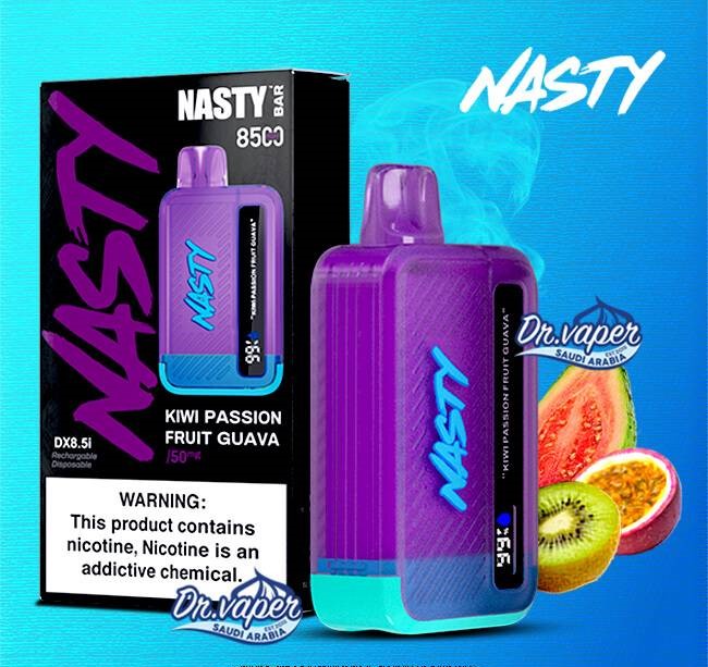 Nasty 8500 Puffs- Kiwi Passion Fruit Guava