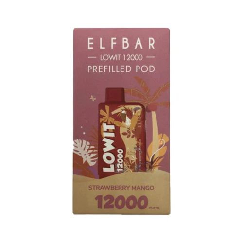 Elf BarLowit Pods 12000 Puff Strawberry Mango