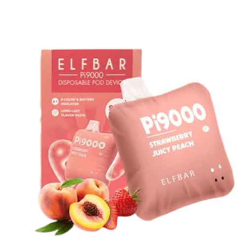 Elfbar Pi 9000 Strawberry Juicy Peach